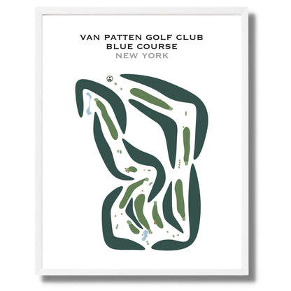 Van Patten Golf Club, Blue Course, New York - Printed Golf Courses