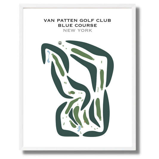 Van Patten Golf Club, Blue Course, New York - Printed Golf Courses