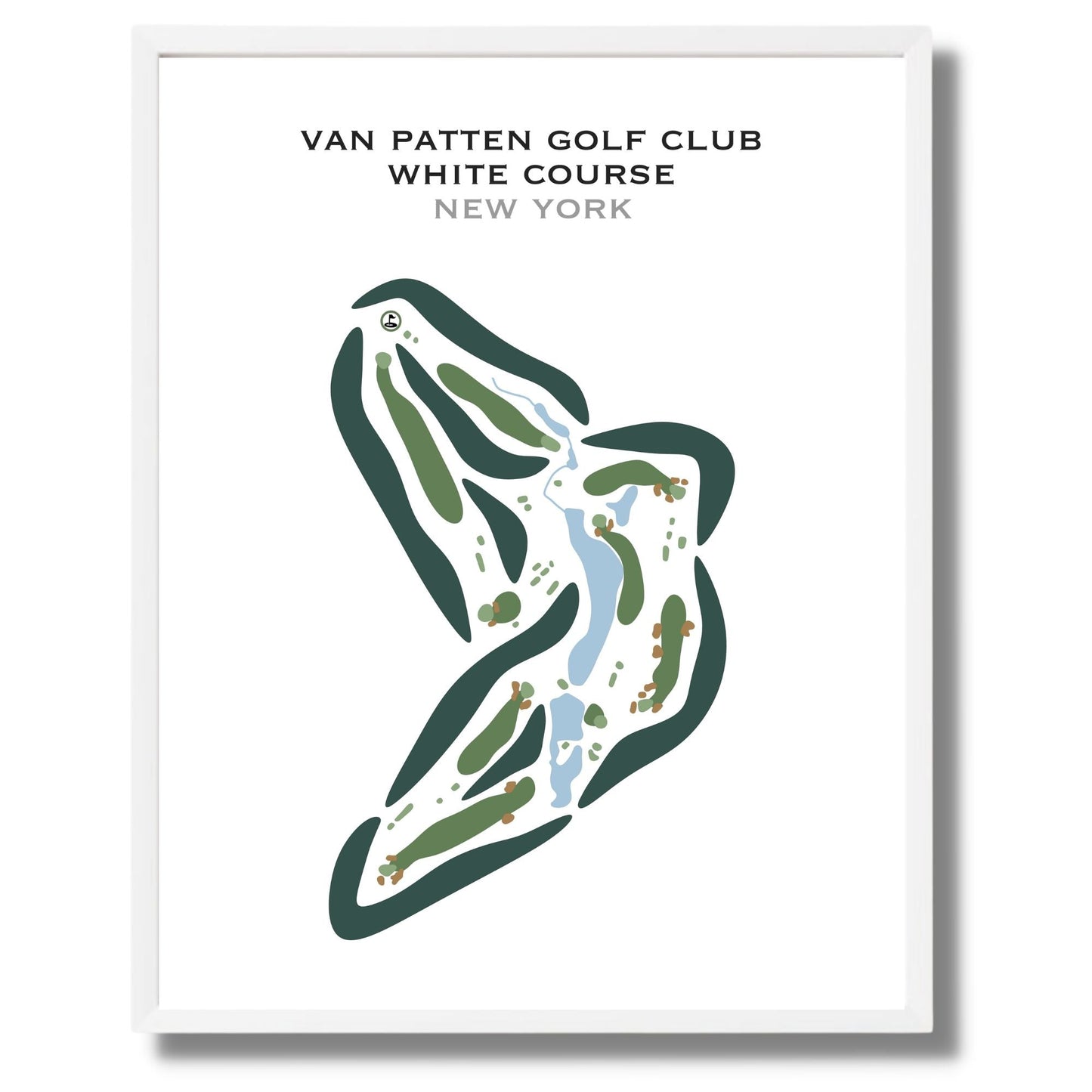 Van Patten Golf Club, White Course, New York - Printed Golf Courses