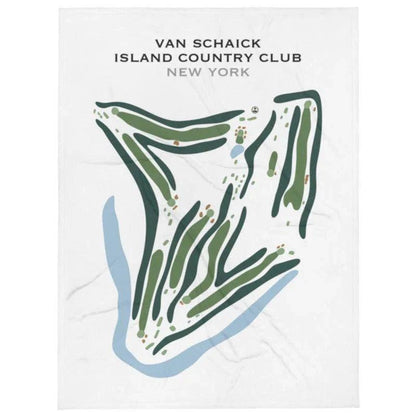 Van Schaick Island Country Club, New York - Printed Golf Courses