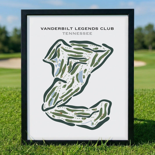 Vanderbilt Legends Club, Tennessee - Printed Golf Courses