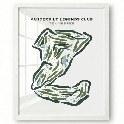 Vanderbilt Legends Club, Tennessee - Printed Golf Courses