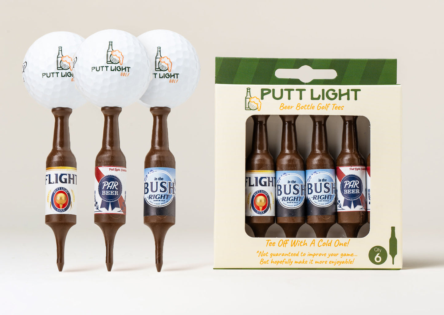 Beer Bottle Golf Tee