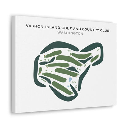 Vashon Island Golf & Country Club, Washington - Printed Golf Courses