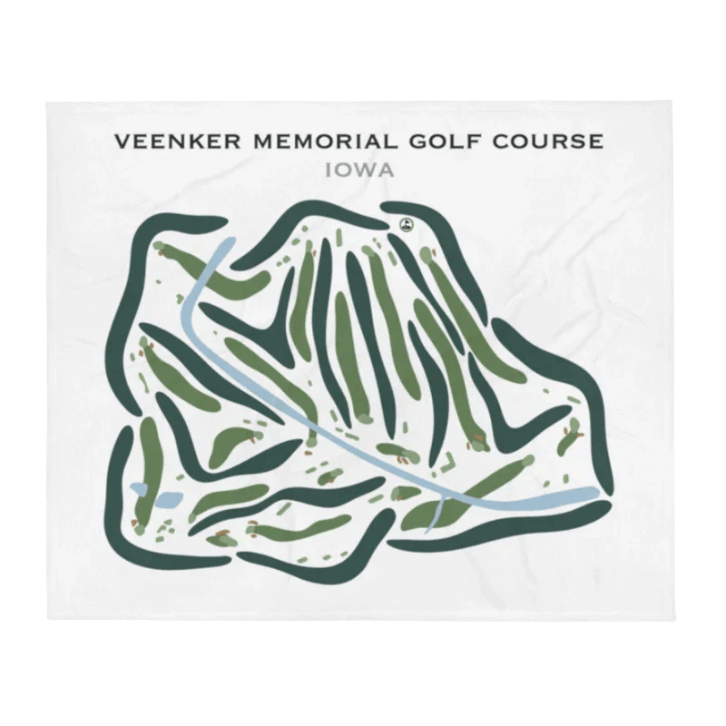 Veenker Memorial Golf Course, Iowa - Printed Golf Courses