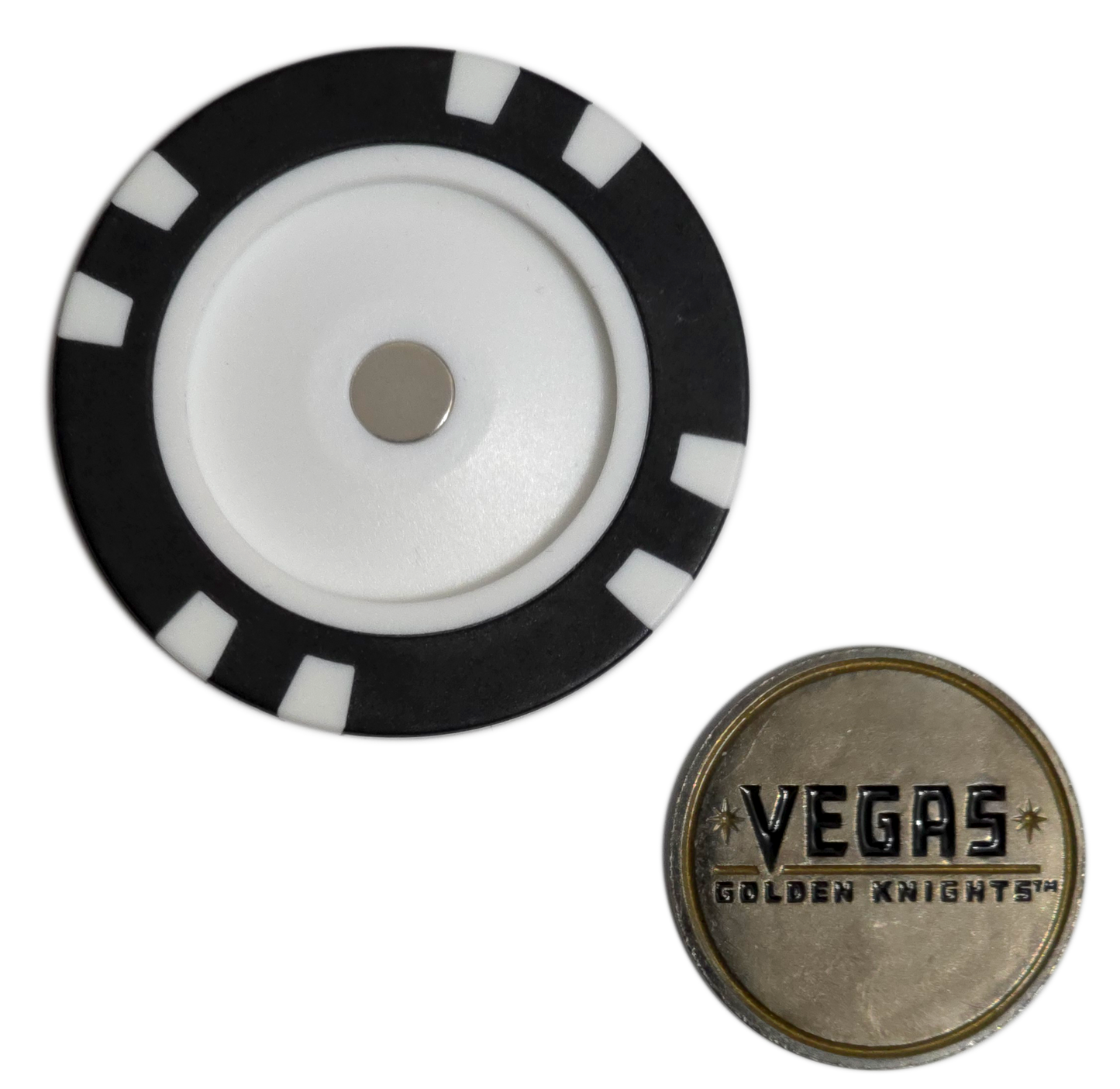 Officially Licensed Vegas Golden Knights Poker Chip Golf Ball Marker