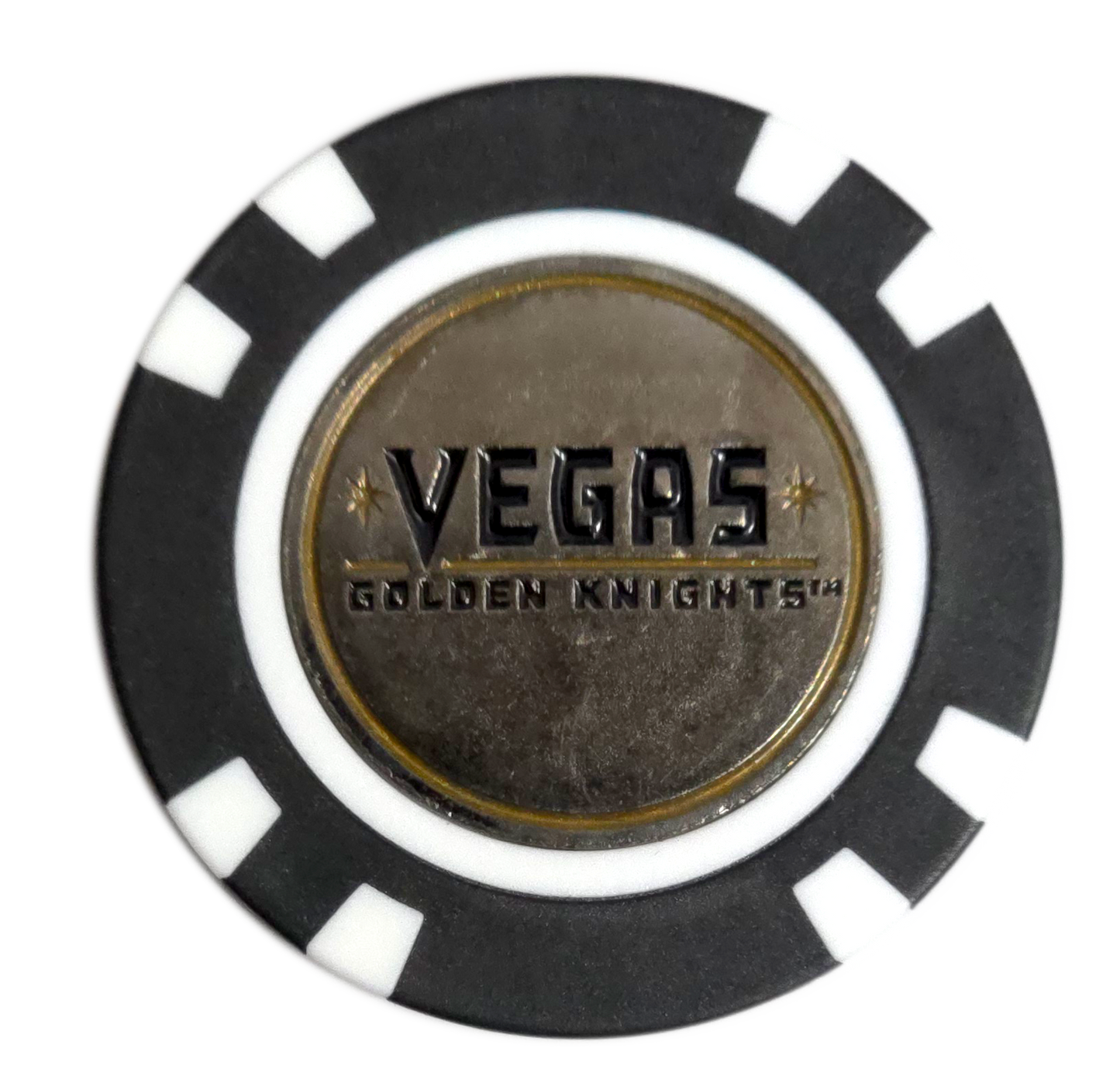 Officially Licensed Vegas Golden Knights Poker Chip Golf Ball Marker