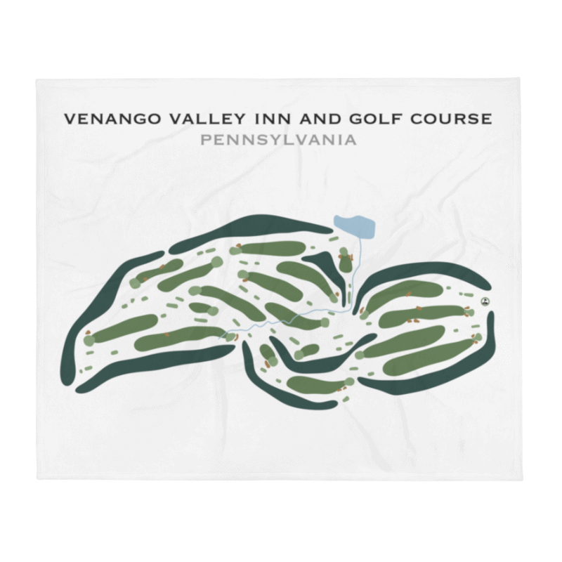 Venango Valley Inn and Golf Course, Pennsylvania - Printed Golf Courses