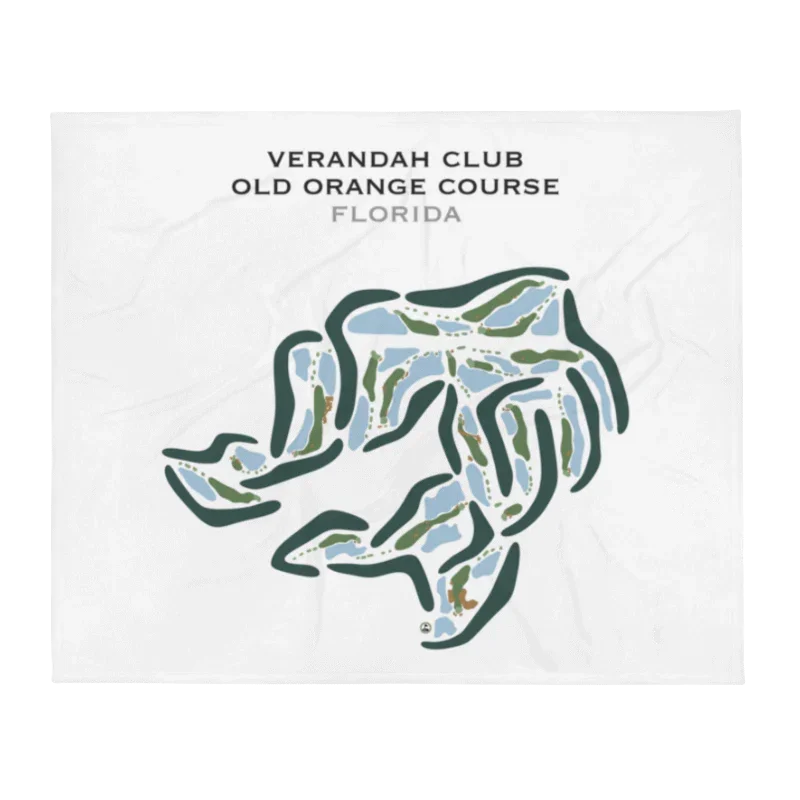 Verandah Club - Old Orange Course, Florida - Printed Golf Course