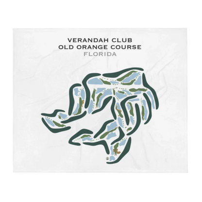 Verandah Club - Old Orange Course, Florida - Printed Golf Course
