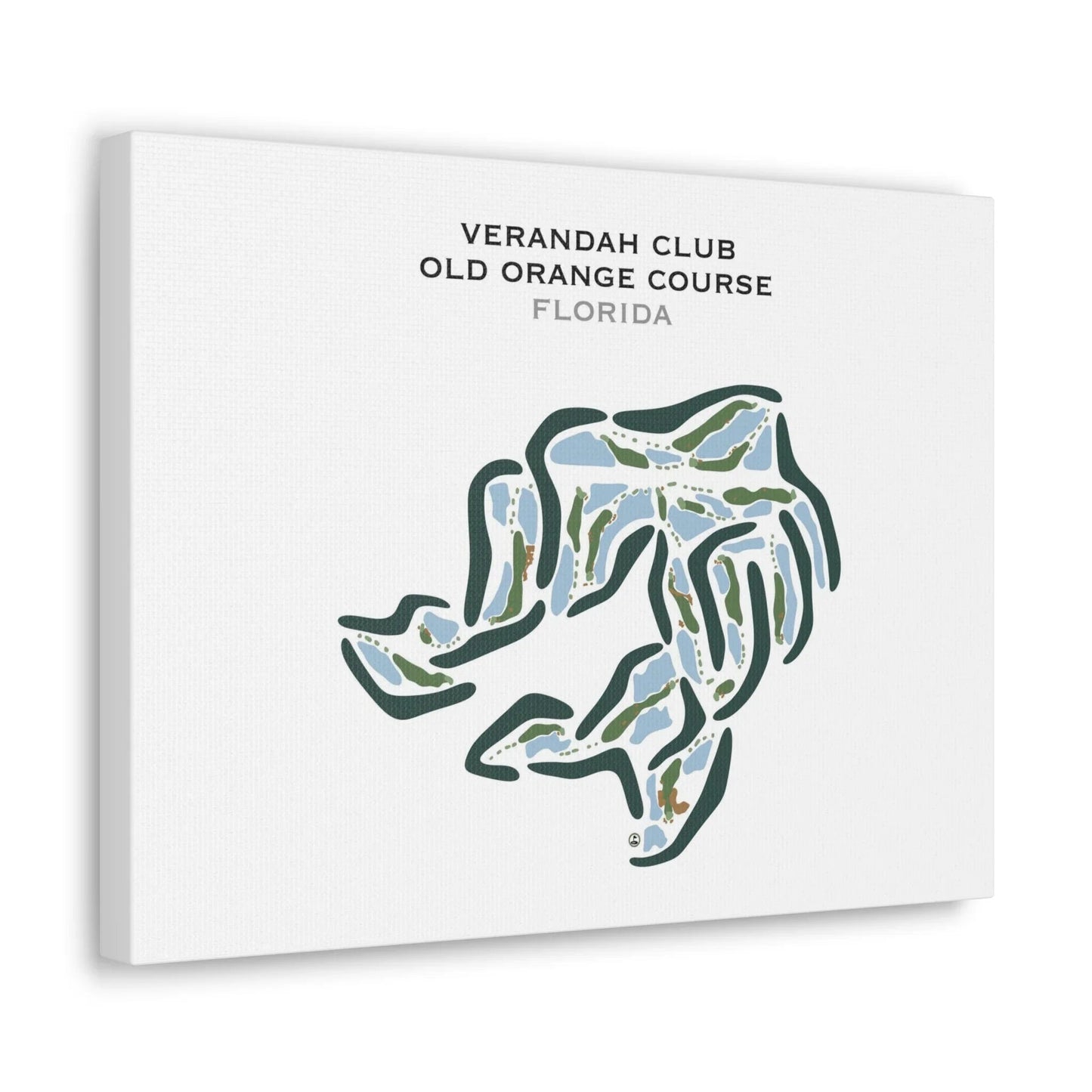 Verandah Club - Old Orange Course, Florida - Printed Golf Course