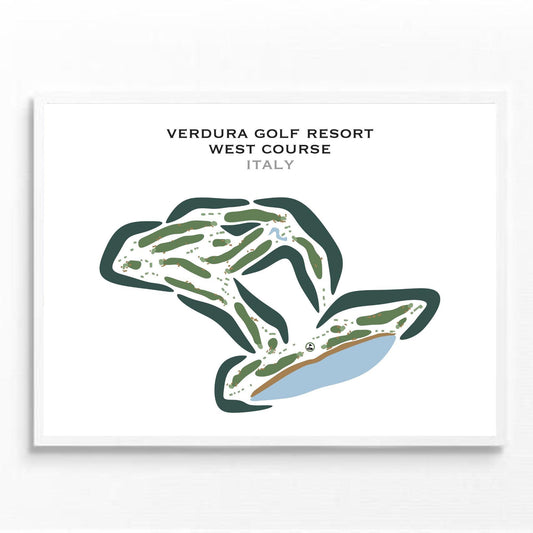 Verdura Golf Resort - West Course, Italy - Printed Golf Courses