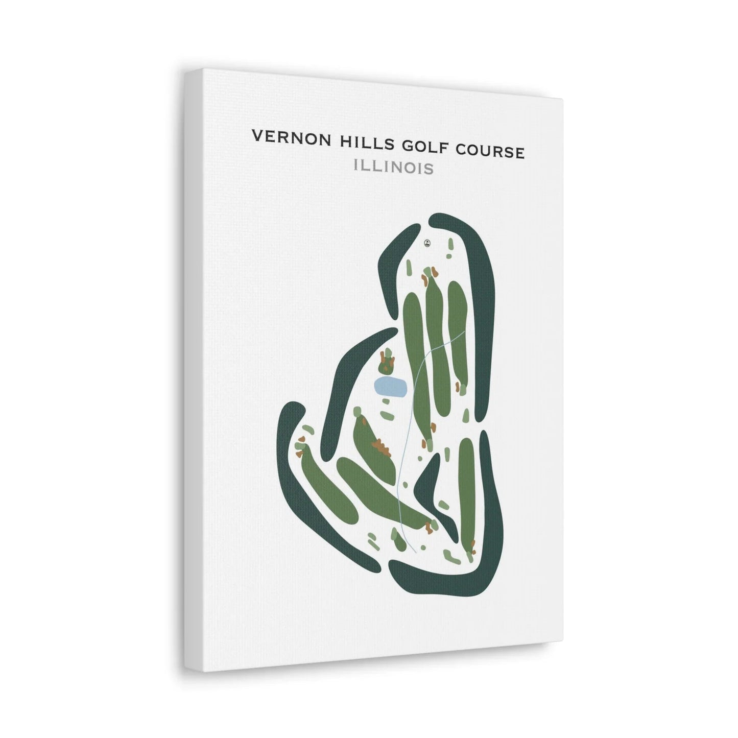 Vernon Hills Golf Course, Illinois - Printed Golf Courses