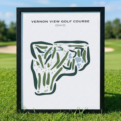 Vernon View Golf Course, Ohio - Printed Golf Courses