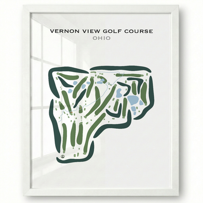 Vernon View Golf Course, Ohio - Printed Golf Courses