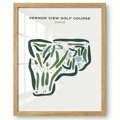 Vernon View Golf Course, Ohio - Printed Golf Courses