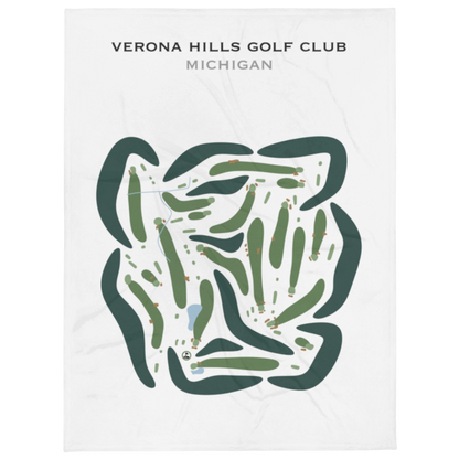 Verona Hills Golf Club, Michigan - Printed Golf Courses