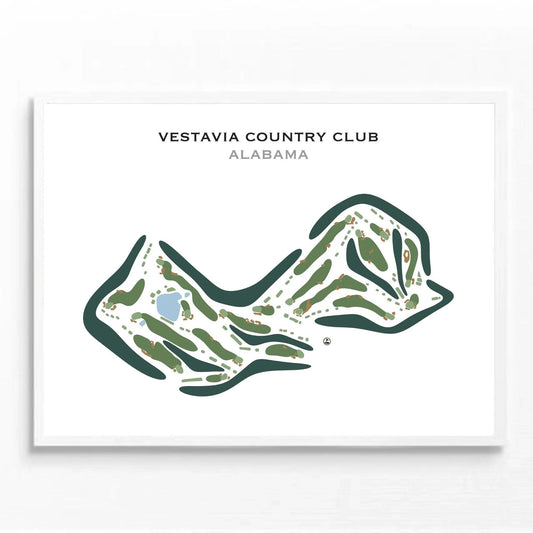 Vestavia Country Club, Alabama - Printed Golf Courses