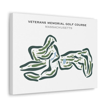 Veterans Memorial Golf Course, Massachusetts - Printed Golf Courses