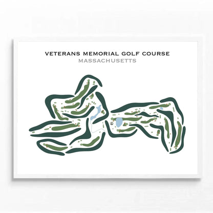 Veterans Memorial Golf Course, Massachusetts - Printed Golf Courses