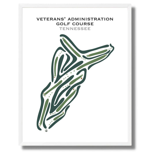 Veterans' Administration Golf Course, Tennessee - Printed Golf Courses