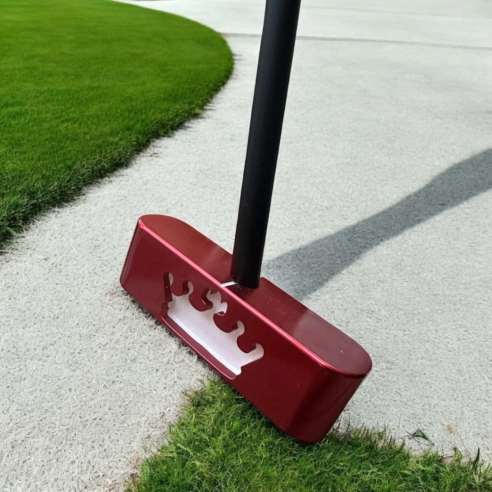 Lombardi Golf Custom Red Blocstar Blade Golf Putter - GOLF LEAGUE