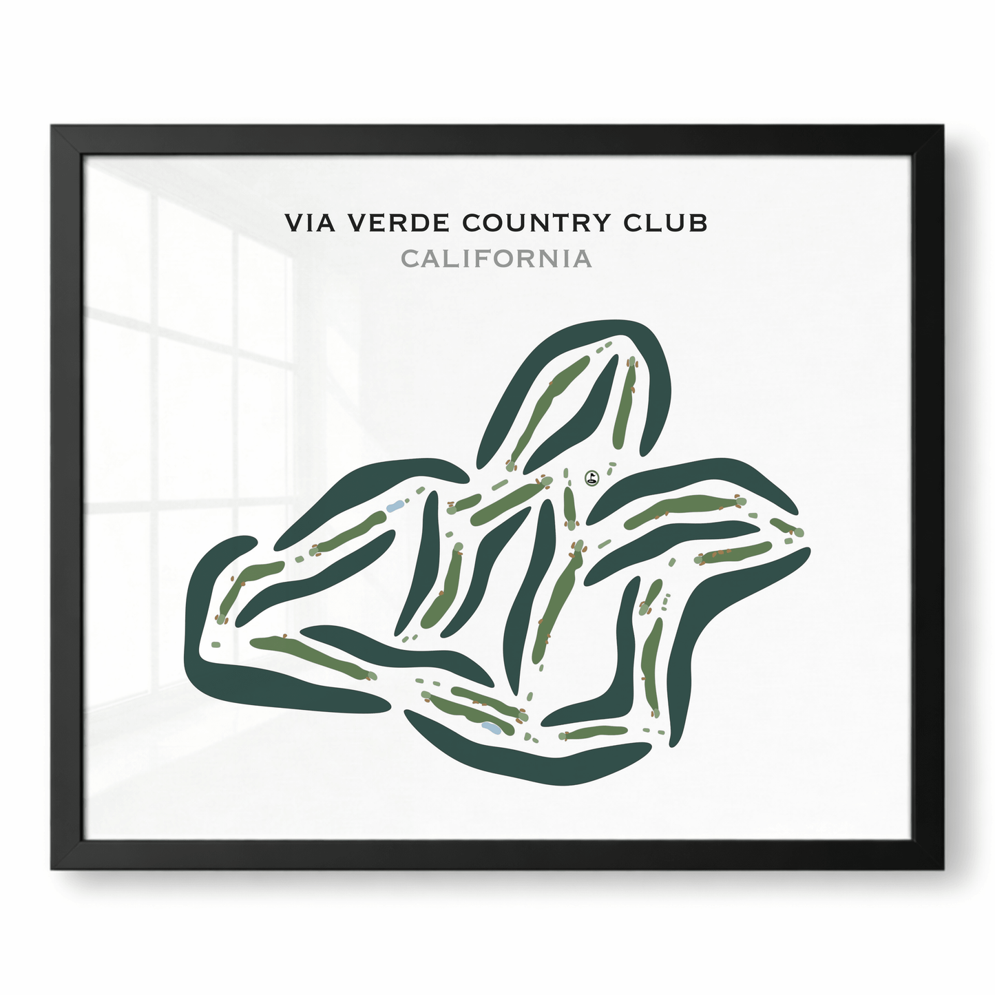Via Verde Country Club, California - Printed Golf Course