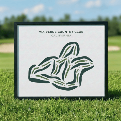 Via Verde Country Club, California - Printed Golf Course
