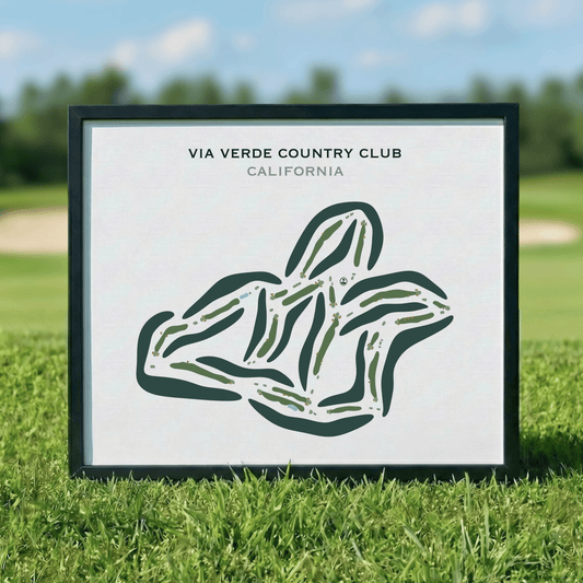 Via Verde Country Club, California - Printed Golf Course