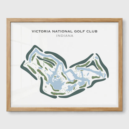 Victoria National Golf Club, Indiana - Printed Golf Courses