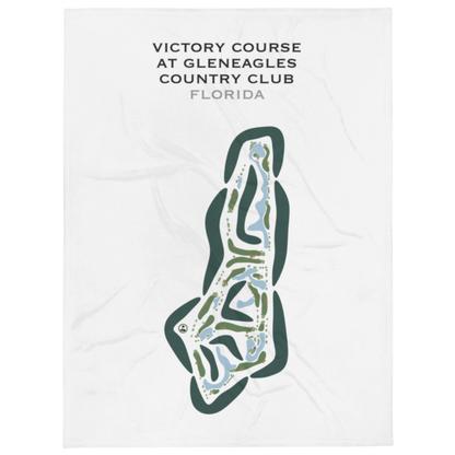 Victory Course at Gleneagles Country Club, Florida - Printed Golf Courses