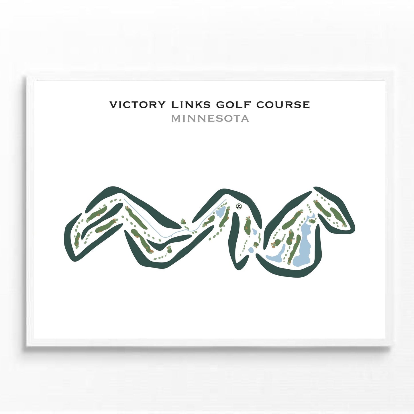 Victory Links Golf Course, Minnesota - Printed Golf Courses