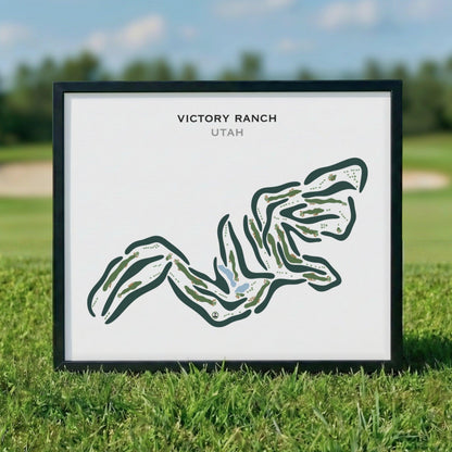 Victory Ranch Golf Club, Kamas Utah - Printed Golf Courses