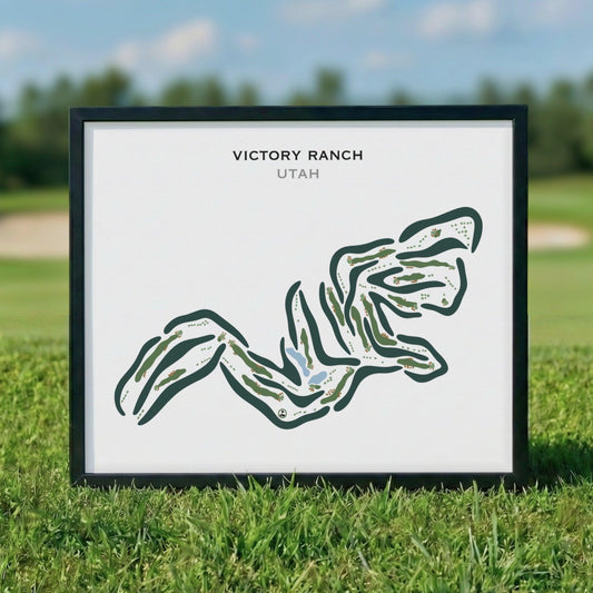 Victory Ranch Golf Club, Kamas Utah - Printed Golf Courses