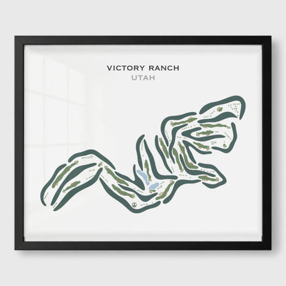Victory Ranch Golf Club, Kamas Utah - Printed Golf Courses