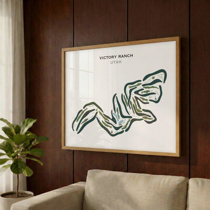 Victory Ranch Golf Club, Kamas Utah - Printed Golf Courses