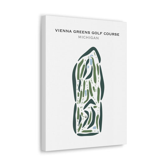 Vienna Greens Golf Course, Michigan - Printed Golf Courses