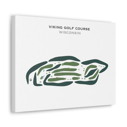 Viking Golf Course, Wisconsin - Printed Golf Courses