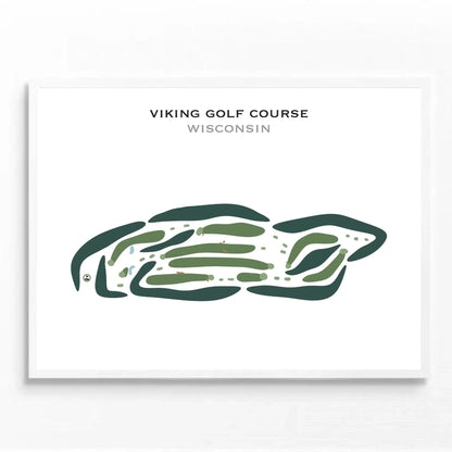 Viking Golf Course, Wisconsin - Printed Golf Courses