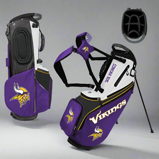 WinCraft - Minnesota Vikings The Back Nine Stand  Golf Bag