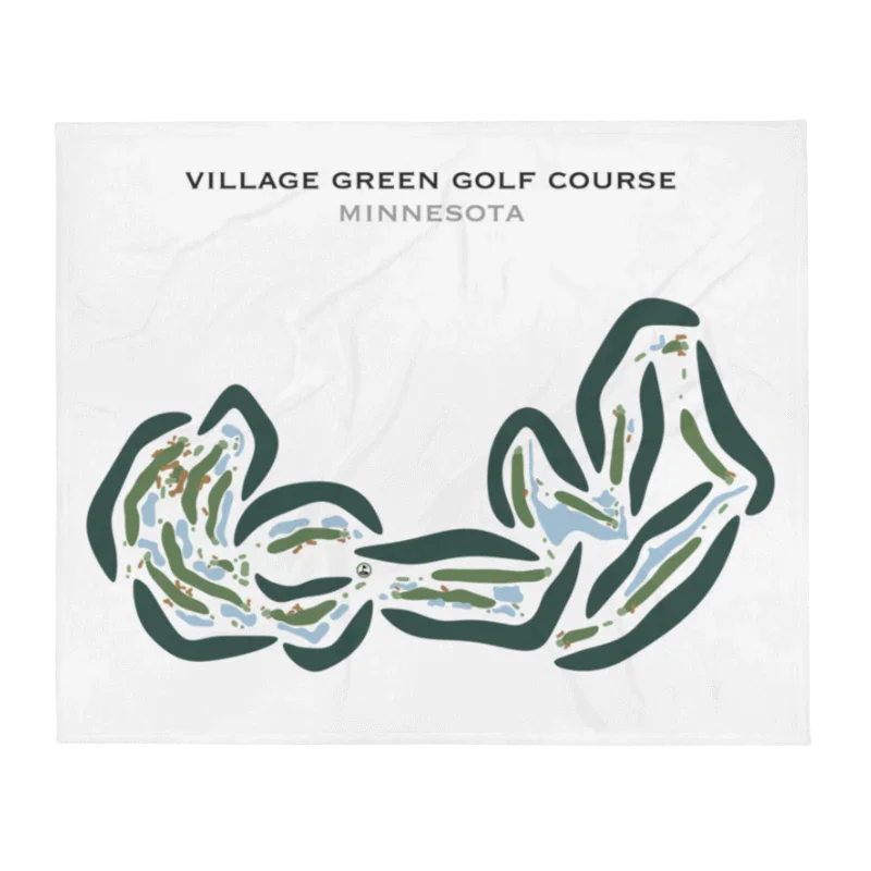Village Green Golf Course, Minnesota (Landscape) - Printed Golf Courses