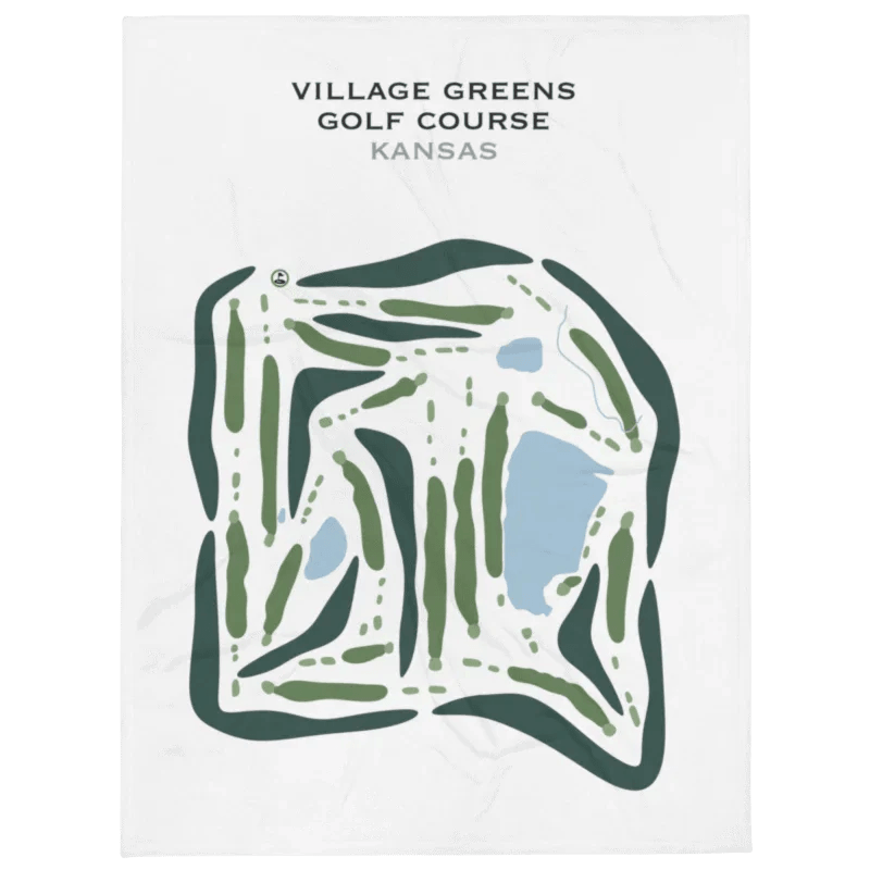 Village Greens Golf Course, Kansas - Printed Golf Courses