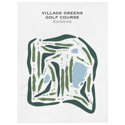 Village Greens Golf Course, Kansas - Printed Golf Courses