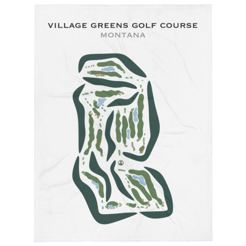 Village Greens Golf Course, Montana - Printed Golf Courses