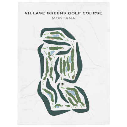 Village Greens Golf Course, Montana - Printed Golf Courses