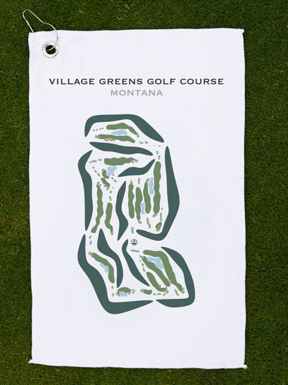 Village Greens Golf Course, Montana - Printed Golf Courses