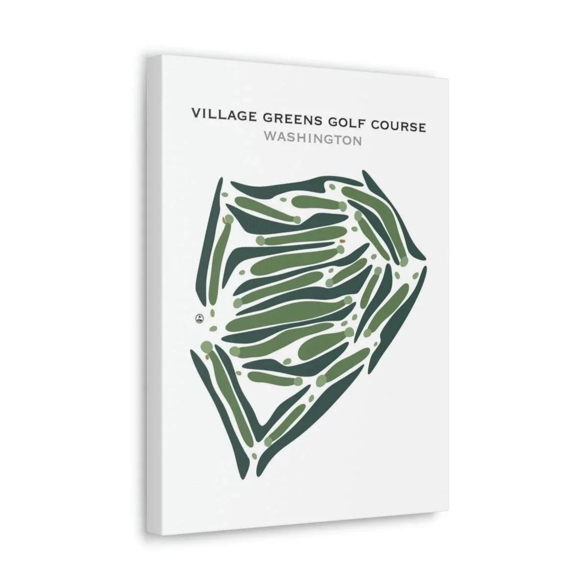 Village Greens Golf Course, Washington - Printed Golf Courses