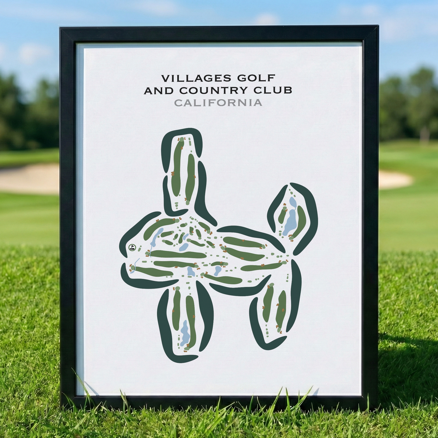 Villages Golf & Country Club, California - Printed Golf Courses