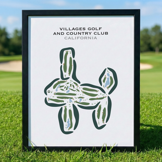 Villages Golf & Country Club, California - Printed Golf Courses