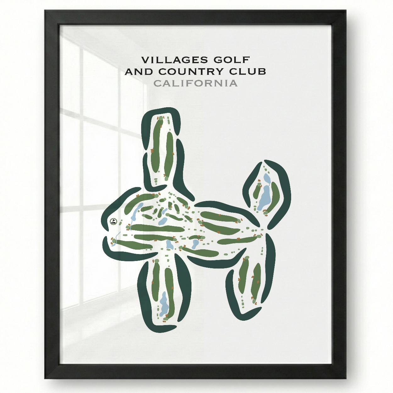 Villages Golf & Country Club, California - Printed Golf Courses
